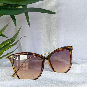 Classic Brown & Gold Frame Tinted Sunglasses
